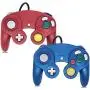 Gamecube Controller, Classic Wired Controller for Wii Nintendo Gamecube (Blue & Red-2Pack)