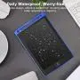LCD Writing Tablet, Colorful 8.5 Inch Digital Ewriter Electronic Graphic Drawing Tablet Erasable Portable Doodle Writing Board for Kids Students Christmas Birthday Gifts (Deep Blue)