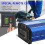 VOLTWORKS 24V Pure Sine Wave Power Inverter 2000W DC 24V to AC 110V 120V and High Power Hardwire Terminal with LCD Display 15ft Remote Controller and 2ft Battery Cables 2.4A USB for RV Car Truck Boat
