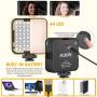 Video Conference Lighting Kit, Laptop Light Webcam Lighting with Suction Cup, Zoom Camera Light for Photography, Zoom Meeting, Remote Working, Streaming and Selfie, Vlogging (Dimmable & Rechargeable)