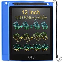 LCD Writing Tablet, Colorful 8.5 Inch Digital Ewriter Electronic Graphic Drawing Tablet Erasable Portable Doodle Writing Board for Kids Students Christmas Birthday Gifts (Deep Blue)