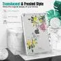 Dadanism iPad 8th Generation Case 2020/iPad 7th Generation Case 2019, [Shock Absorption] Ultra Slim Lightweight Trifold Stand Smart Cover for iPad 10.2 inch 2020/2019 Release Tablet,Fairy Flowers