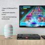 HDMI Matrix 4x2 Switch 4K@60Hz 4:4:4, Audio EDID Extractor with IR Remote Control, HDR Dolby Vision SPDIF 5.1CH & Optical & L/R 3.5mm Output, HDMI2.0 Video Switcher Splitter 3D 1080P