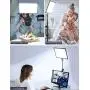 RALENO LED Video Soft Light Panel with LCD Display, for All Camera DSLR Photography, Built-in Battery, Dimmable Brightness Bicolor 3200K-5600K CRI 95+, Ultra-Thin for YouTube Studio Portraits Photo