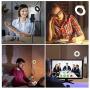 Panta Clip on Light with Phone Holder, Webcam Stand, USB Ring Light, Computer Light for Video Conferencing, Zoom Lighting for Laptop, Desk Lamp for Home Office, Reading Lamp for Bedside Table