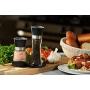 Salt and Pepper Shakers - Salt n Pepper Grinder Set, Adjustable Grind Coarseness, Stylish Base, Premium Brushed Stainless Steel Top, Great Christmas Mother’s Day Gift Idea (S&P Large Small)
