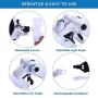 Magnifying Glasses - Headband Magnifier Glasses with 2 Led Light ，Hands-Free Interchangeable Headband and 5 Lenses for Close Work