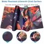 Bimor Extended Gaming Mouse Mat/Pad - Large, Wide (Long) Custom Professional Mousepad, Stitched Edges, Ideal for Desk Cover, Computer Keyboard, PC and Laptop (90x40 angelbutterfly)