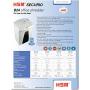 HSM SECURIO B24S, 22 to 24 Sheet, Strip-Cut, 9-Gallon Capacity Shredder