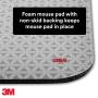 3M Precise Mouse Pad Enhances the Precision of Optical Mice at Fast Speeds and Extends the Battery Life of Wireless Mice up to Fifty Percent, Easy to Clean, Stays in Place, 9 in x 8 in (MP114-BSD1)