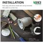 Sunco Lighting 12 Pack 4 Inch Remodel Housing, Air Tight IC Rated Steel Can, 120-277V, TP24 Connector Included for Easy Install - UL & Title 24 Compliant