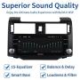Dasaita 10.25'' Black Android 10.0 Car Stereo with Carplay for Toyota 4Runner 2014 2015 2016 2017 2018 Bluetooth Head Unit Touch Screen IPS 4G Ram 64G ROM Support Android Auto GPS Navigation