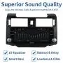 Dasaita 10.2'' Android 10.0 Car Stereo for Toyota 4Runner 2014 2015 2016 2017 2018 GPS Radio Audio Video Player Black Color 4G RAM 64G ROM Build in Carplay/Android Auto