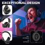 EKSA E900 PS4 Gaming Headset - PC Headset with 7.1 Surround Sound Noise Cancelling Mic, Memory Foam Earmuffs, Gaming Headphones Compatible with PC, PS5, Xbox One Controller, Nintendo Switch, Laptop EKSA E900 PS4 Gaming Headset - PC Headset with 7.1 Surround Sound Noise Cancelling Mic, Memory Foam Earmuffs, Gaming Headphones Compatible with PC, PS5, Xbox One Controller, Nintendo Switch, Laptop