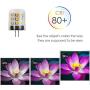 Makergroup T3 G4 Bi-pin LED Light Bulbs 12VAC/DC Low Voltage 3Watt Warm White 2700K-3000K for Outdoor Landscape Lighting Path Lights, Deck Lights, Step Lights,Paver Lights 10-Pack
