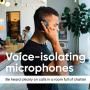 Wyze Noise-Cancelling Headphones, Wireless Over the Ear Bluetooth Headphones with Active Noise Cancellation, High-fidelity Sound, Transparency Mode, Clear Voice Pick-up, Alexa Built-in