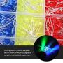 500pcs LED Diode Lights, LARSEBEI 5 Colors 5mm Light Emitting Diodes LED Assortment Kit Electronic Components, Diffused Round Light Bulb for Arduino/Experience, White Red Yellow Green Blue DIY set box 500pcs LED Diode Lights, LARSEBEI 5 Colors 5mm Light Emitting Diodes LED Assortment Kit Electronic Components, Diffused Round Light Bulb for Arduino/Experience, White Red Yellow Green Blue DIY set box