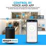 Smart Plug Esicoo - A Certified Works with Alexa, Echo & Google Home –Only Cloud Intelligence App- Only WiFi 2.4G (4 Pack)