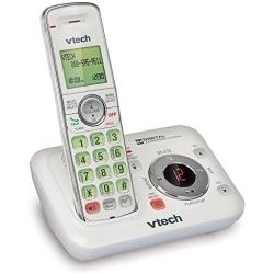 VTech CS6429-17 Dect 6.0 Cordless Phone with Digital Answering System and Caller ID, Expandable Up To 5 Handsets, Wall mountable, White