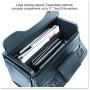Bond Street, Ltd. 456110BLK Rolling Computer/Catalog Case, Koskin, 19 x 9 x 15-1/2 Inches, Black