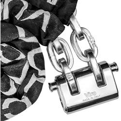 VULCAN Premium Case-Hardened Security Chain and Lock Kit - 5/16 Inch x 9 Foot Chain Cannot Be Cut with Bolt Cutters Or Hand Tools