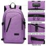 Laptop Backpack for Women,Business Backpack Anti-Theft College Backpack with USB Charging Port and Lock 15.6 Inch Computer Backpacks for Women Men Middle High School Student Gift,Bookbag