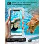 Mpow 097 Universal Waterproof Case, IPX8 Waterproof Phone Pouch Dry Bag Compatible for iPhone 12/12 Pro Max/11/11 Pro/SE/Xs Max/XR/8P/7 Galaxy up to 7'', Phone Pouch for Beach Kayaking Travel (2 Pack)