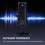 Elgato Wave:3 – USB Condenser Microphone and Digital Mixer for Streaming, Recording, Podcasting - Clipguard, Capacitive Mute, Plug & Play for PC / Mac