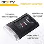 OCPTY 1 X Flip Key Entry Remote Control Key Fob Transmitter Replacement for C adillac CTS/STS 5 Buttons