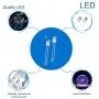 CO RODE 100 Pieces Ultra Bright 3mm LED Diode Lights, Emitting Diode Lamp for DIY, Arduino (Orange)