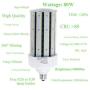 60w LED Garage Light,E26 E39 Base LED Corn Bulb,5000k Daylight LED Replacement Incandesce CFL Metal Halide HID HPS Lamp for Indoor Outdoor Garage Yard barn Warehouse Work Shop Gym