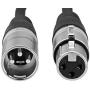 Amazon Basics XLR Male to Female Microphone Cable - 6 Feet, Black