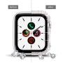 Fullife Compatible with Apple Watch Case, Bling Cases Replacement for Apple Watch 38mm 40mm 42mm 44mm Protective Bumper Compatible with Apple Watch Series 6 5 4 3 2 1 SE (40mm-Clear)