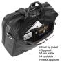 TIDING Leather Briefcase for Men 17'' Computer Bag Business Travel Messenger Bag
