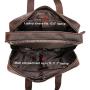 TIDING Leather Briefcase for Men 17'' Computer Bag Business Travel Messenger Bag