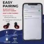 Raycon E25 Everyday Wireless Earbuds Bluetooth Headphones - Bluetooth 5.0 Bluetooth Earbuds Stereo Sound in-Ear Bluetooth Headset True Wireless Earbuds 24 Hours Playtime and Built-in Microphone Red