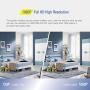 Tonton 1080P Home Security Camera System Outdoor,8CH 1080P DVR Recorder with 2TB HDD,4PCS 2MP Waterproof Bullet Camera and 4PCS Dome Camera,Smart Motion Detection and Alerts,Easy Remote Access(Silver)