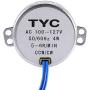 Yosoo Health Gear Synchron Motor, Synchronous Motor Turntable Motor Electric Cup Turner Motor 50/60Hz AC 100-127V 5-6RPM/MIN CCW/CW 4W Direction for Hand-Made, School Project, Model or Guide Motor
