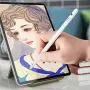 Digital Pen Stylus Pen for ipad iPhone Tablet,Stylus Pens for Touch Screens,No Lag High Precision Compatible with Any Electronic Products of Android and Apple Systems (White)