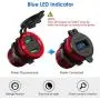 12V USB Outlet, ADSDIA 12V/24V 36W Aluminum QC3.0 USB Car Charger Waterproof Dual Fast Charger Socket Power Adapter Outlet with LED Display for Car Boat Marine Motorcycle Scooter RV Golf Cart DIY Kit