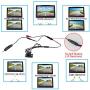 Wireless Backup Camera and 4.3'' Monitor Parking System Kit Windshield Built-in Receiver Night Vision Multifunction Switch Button for Car Vehicle Truck RV Camper Trailer 30-60 Feet Range 12-24V Wireless Backup Camera and 4.3'' Monitor Parking System Kit Windshield Built-in Receiver Night Vision Multifunction Switch Button for Car Vehicle Truck RV Camper Trailer 30-60 Feet Range 12-24V