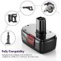 2 Packs 19.2Volt 3.8Ah Replacement Battery compatible for Craftsman DieHard C3 315.115410 315.11485 130279005 1323903 120235021 11375 11376 Cordless Drills