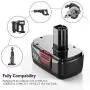 2 Packs 19.2Volt 3.8Ah Replacement Battery compatible for Craftsman DieHard C3 315.115410 315.11485 130279005 1323903 120235021 11375 11376 Cordless Drills