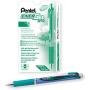 Pentel Gel Ink Pen, EnerGel RTX Retractable Gel Pen, Fine Point, Needle Tip, Green Ink, Box of 12 (BLN75-D), 0.5mm Needle