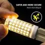 G9 LED Bulb 60W Halogen Equivalent 88PCS LED Light Bulbs No-Flicker 700LM 3000K Soft Warm White 120V Non-Dimmable for Home Lighting Cabinet Bathroom Kitchen Pack of 6