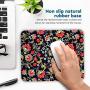 Cute Designer Desk Mouse Pad for Women, Pretty and Colorful Designs, Anti-Slip, Perfect Office, Work & Home Computer Accessory (Bohemian Floral, Rectangle)
