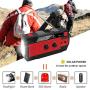 [2021 Newest] Emergency-Hand-Crank-Radio,4000mAh Portable Weather Solar Radios with Motion Sensor Reading Lamp,3 Gear LED Flashlight,SOS Alarm,Cell Phone Charger,AM/FM/NOAA(Red)