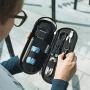 SIDE BY SIDE_POWER PACKER Travel Tech Pouch Organizer - Electronics & Cord Case - Cables & EDC Gear Bag.