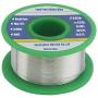 Solder Wire Rosin Flux Core Fine Electrical Solder Lead Free 0.8mm 100g Sn99 Ag0.3 Cu0.7 3.53oz for High Precision Electronics Soldering