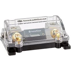 InstallGear 0/2/4 Gauge AWG in-Line ANL Fuse Holder with 300 Amp Fuse